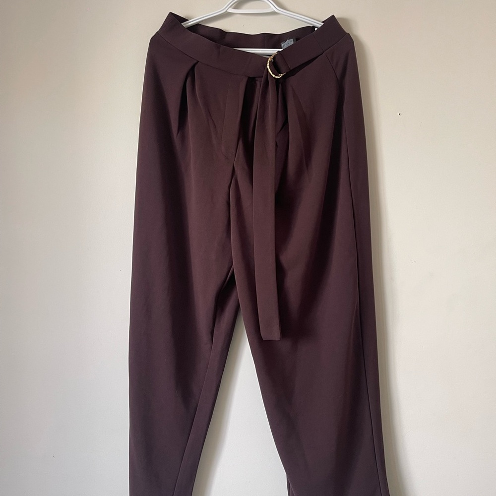 H&M Dark Brown Women's Trousers